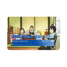 Load image into Gallery viewer, Noragami Yato, Yukine, Hiyori Iki, Kofuku Ebisu, Daikoku  Credit Card Skins (4-in-1 Pack)
