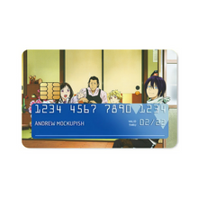 Load image into Gallery viewer, Noragami Yato, Yukine, Hiyori Iki, Kofuku Ebisu, Daikoku  Credit Card Skins (4-in-1 Pack)
