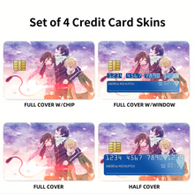 Load image into Gallery viewer, Noragami Yato, Yukine, Hiyori Iki, Noragami  Credit Card Skins (4-in-1 Pack)
