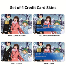 Load image into Gallery viewer, Noragami Yato, Yukine, Hiyori Iki, Noragami  Credit Card Skins (4-in-1 Pack)
