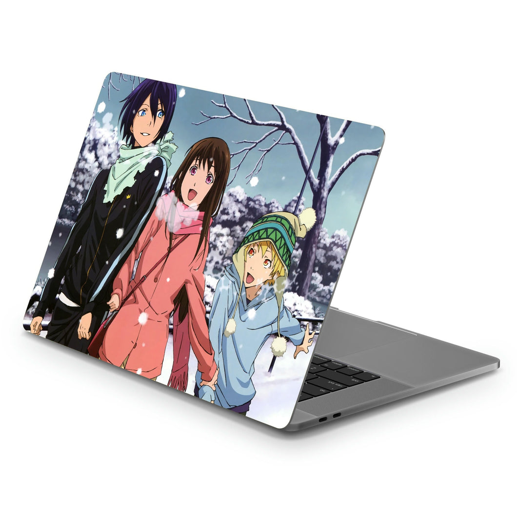 Noragami Yato, Yukine, Hiyori Iki, Noragami  Macbook Skin