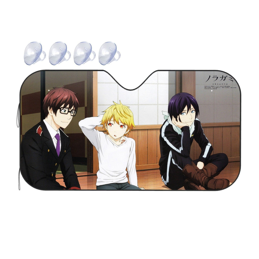 Noragami Yato, Yukine, Kazuma, Noragami  Car Sunshade