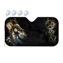 Load image into Gallery viewer, Okabe and Kurisu  Car Sunshade
