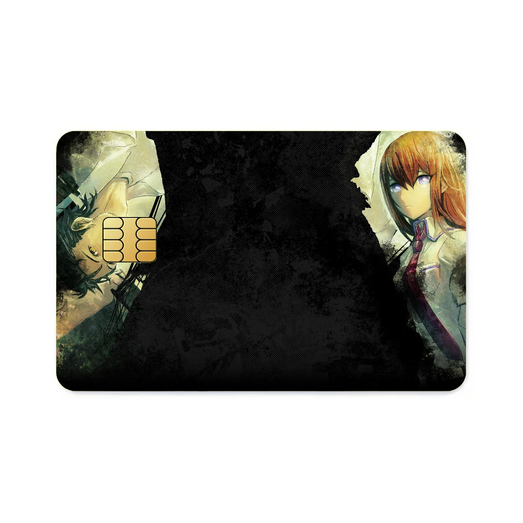 Okabe and Kurisu  Credit Card Skins (4-in-1 Pack)