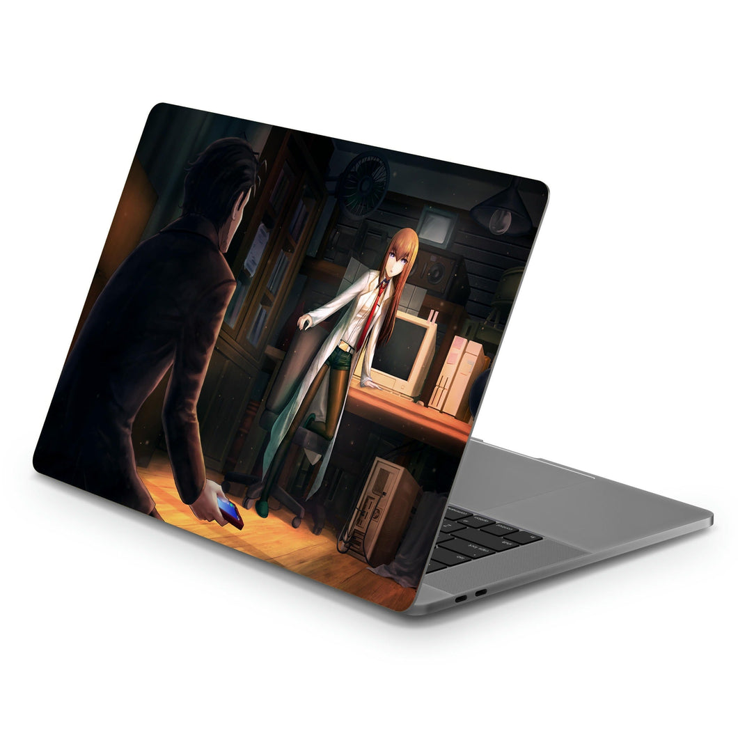 Okabe and Kurisu Time Jump  Macbook Skin