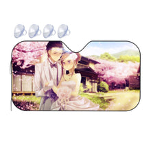 Load image into Gallery viewer, Okabe and Kurisu Wedding  Car Sunshade
