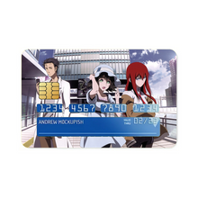 Load image into Gallery viewer, Okabe, Kurisu &amp; Mayuri Credit Card Skins (4-in-1 Pack)
