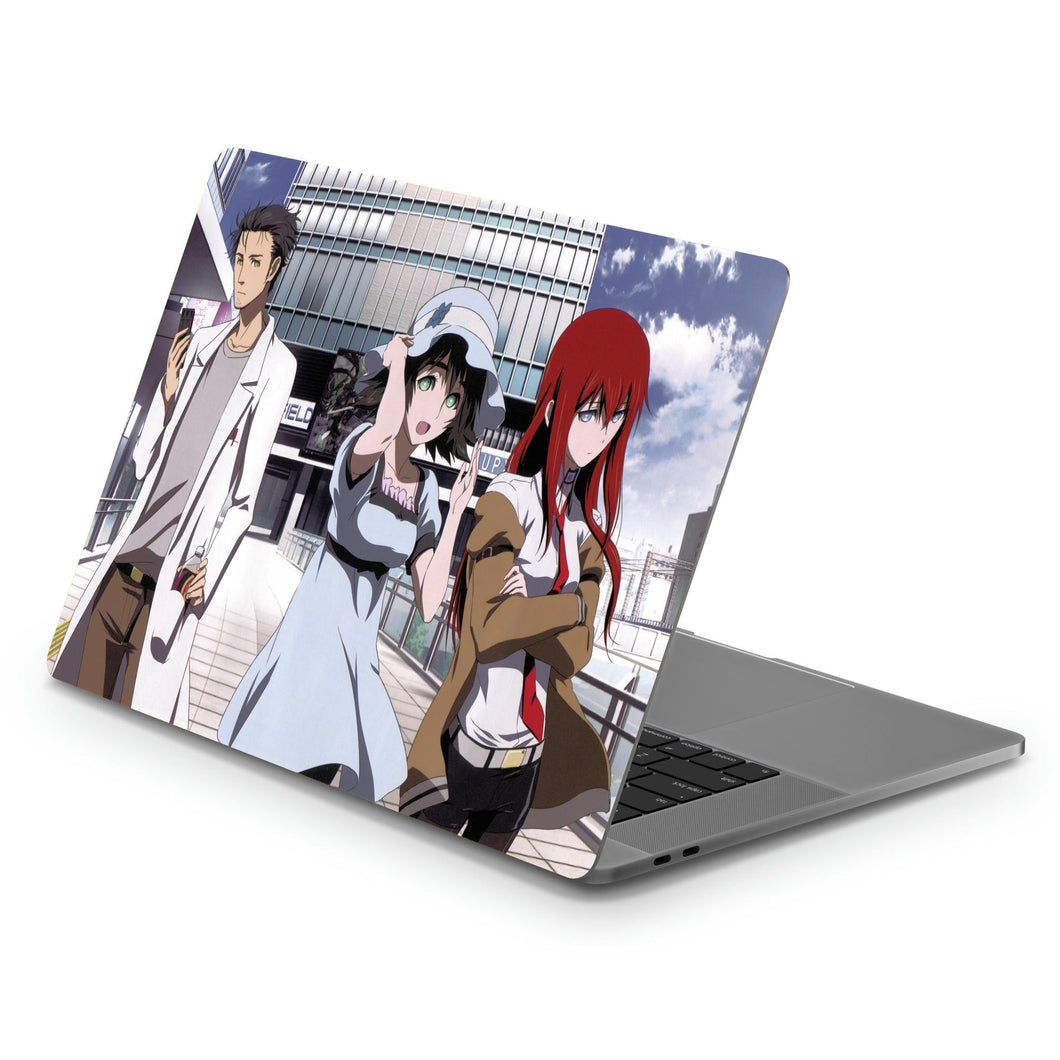 Okabe, Kurisu & Mayuri Macbook Skin