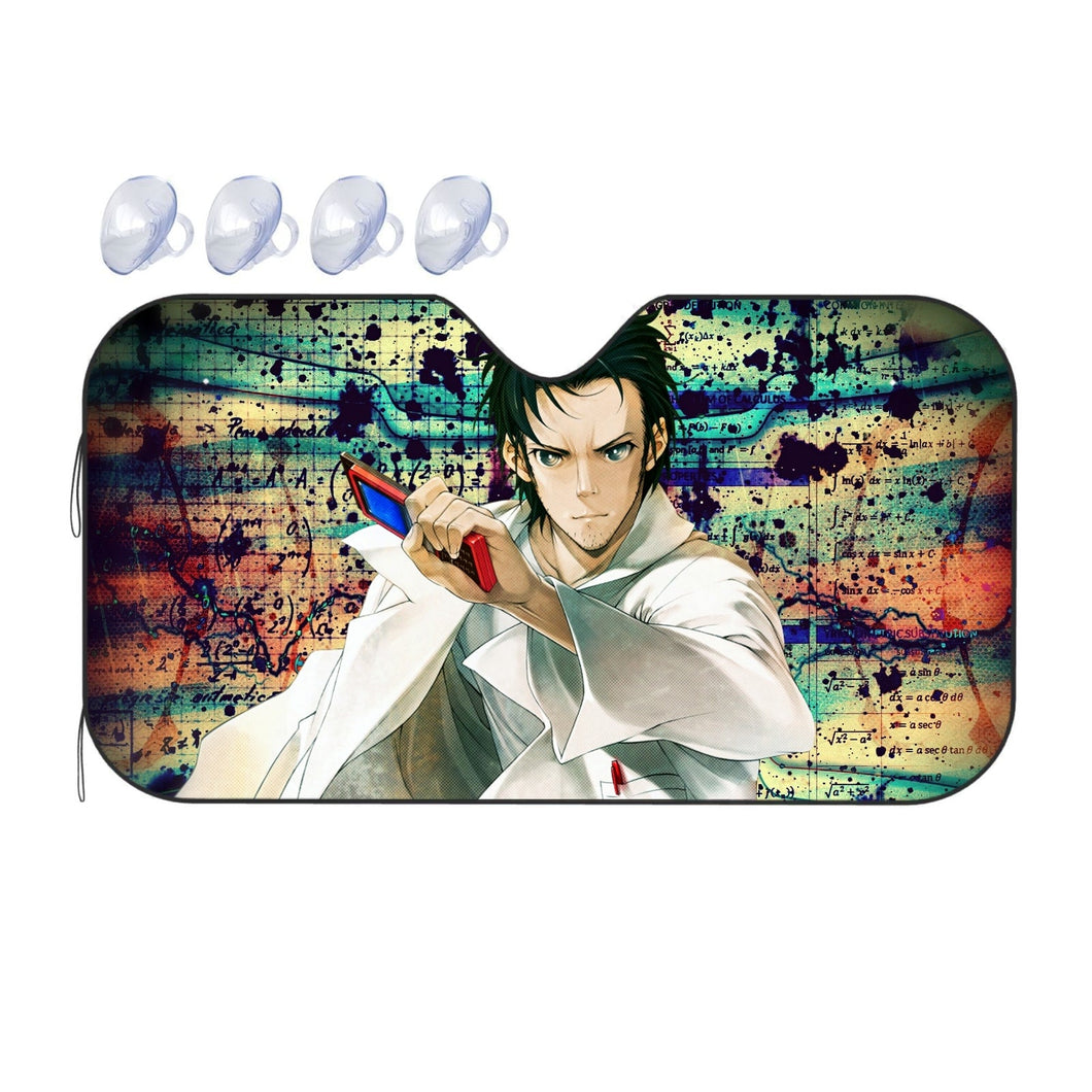 Okabe Rintarou Car Sunshade