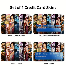 Load image into Gallery viewer, One Piece Jinbe  Credit Card Skins (4-in-1 Pack)
