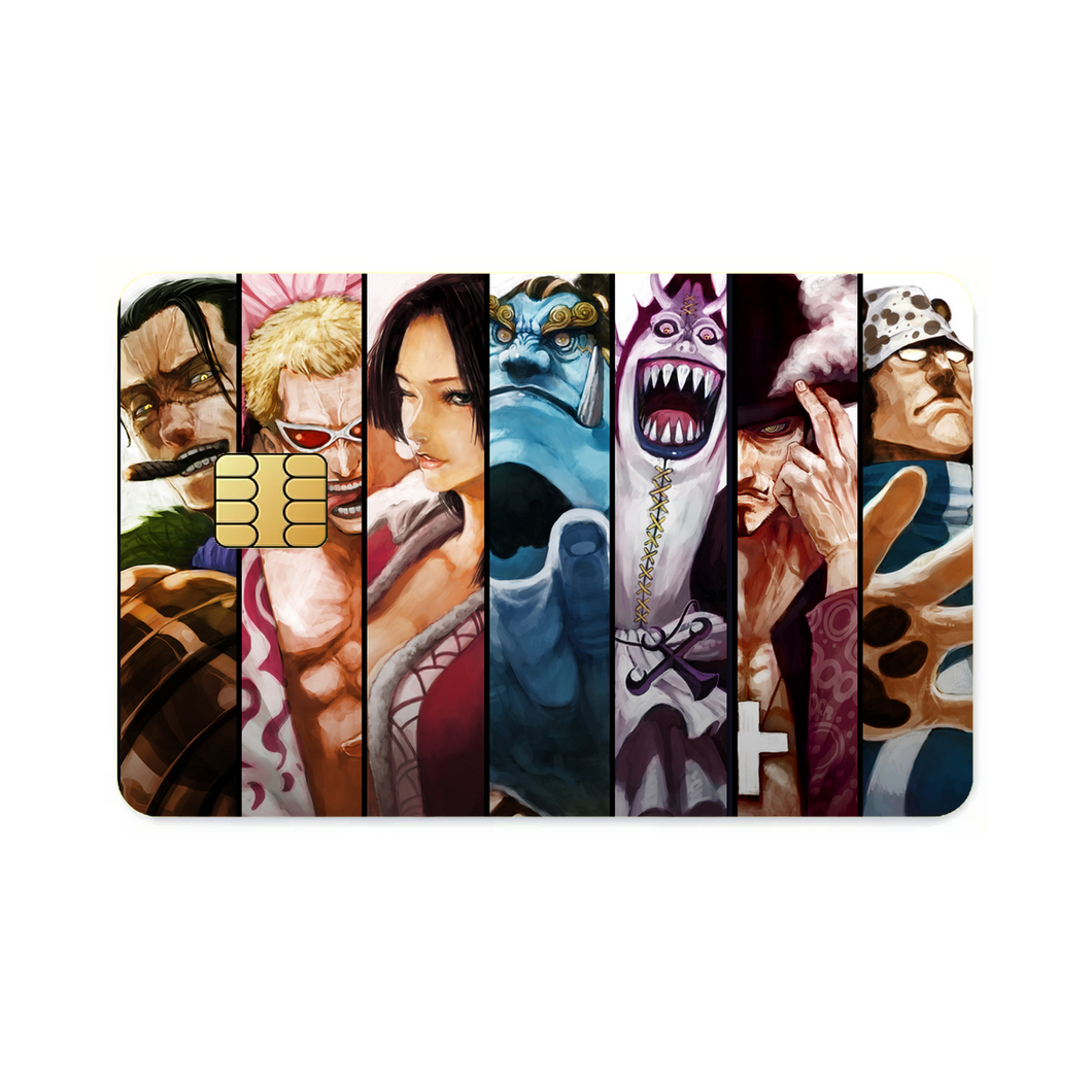 One Piece Jinbe  Credit Card Skins (4-in-1 Pack)