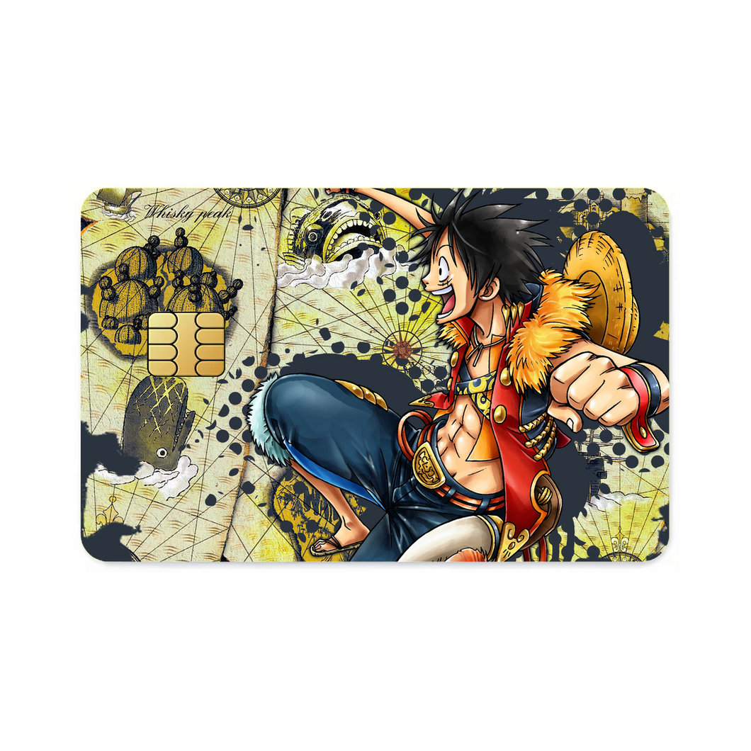 One Piece map  Credit Card Skins (4-in-1 Pack)