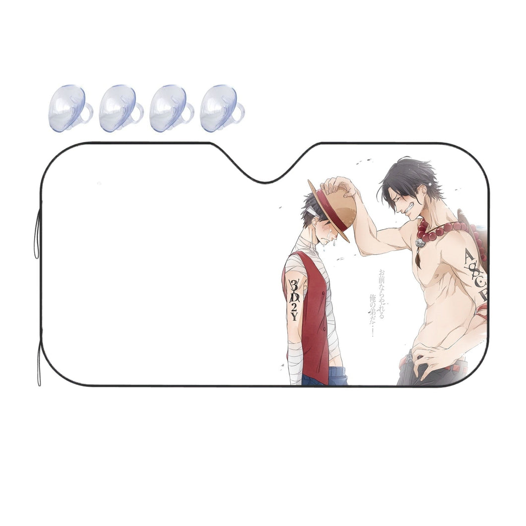 One Piece Monkey D. Luffy  Car Sunshade
