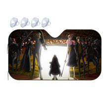 Load image into Gallery viewer, One Piece Monkey D. Luffy, Roronoa Zoro, Sanji, Nico Robin, Nami  Car Sunshade

