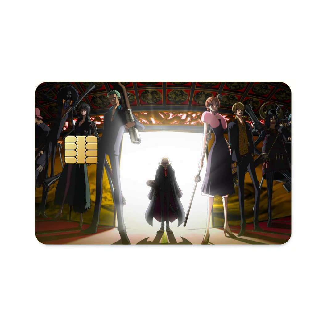One Piece Monkey D. Luffy, Roronoa Zoro, Sanji, Nico Robin, Nami  Credit Card Skins (4-in-1 Pack)
