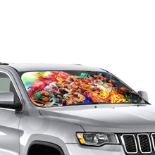 Load image into Gallery viewer, One Piece Monkey D. Luffy, Roronoa Zoro, Sanji, Nico Robin, Tony Tony Chopper  Car Sunshade
