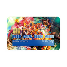 Load image into Gallery viewer, One Piece Monkey D. Luffy, Roronoa Zoro, Sanji, Nico Robin, Tony Tony Chopper  Credit Card Skins (4-in-1 Pack)
