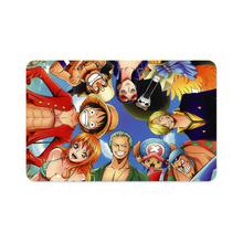 Load image into Gallery viewer, One Piece Monkey D. Luffy, Roronoa Zoro, Sanji, Nico Robin, Tony Tony Chopper  Credit Card Skins (4-in-1 Pack)
