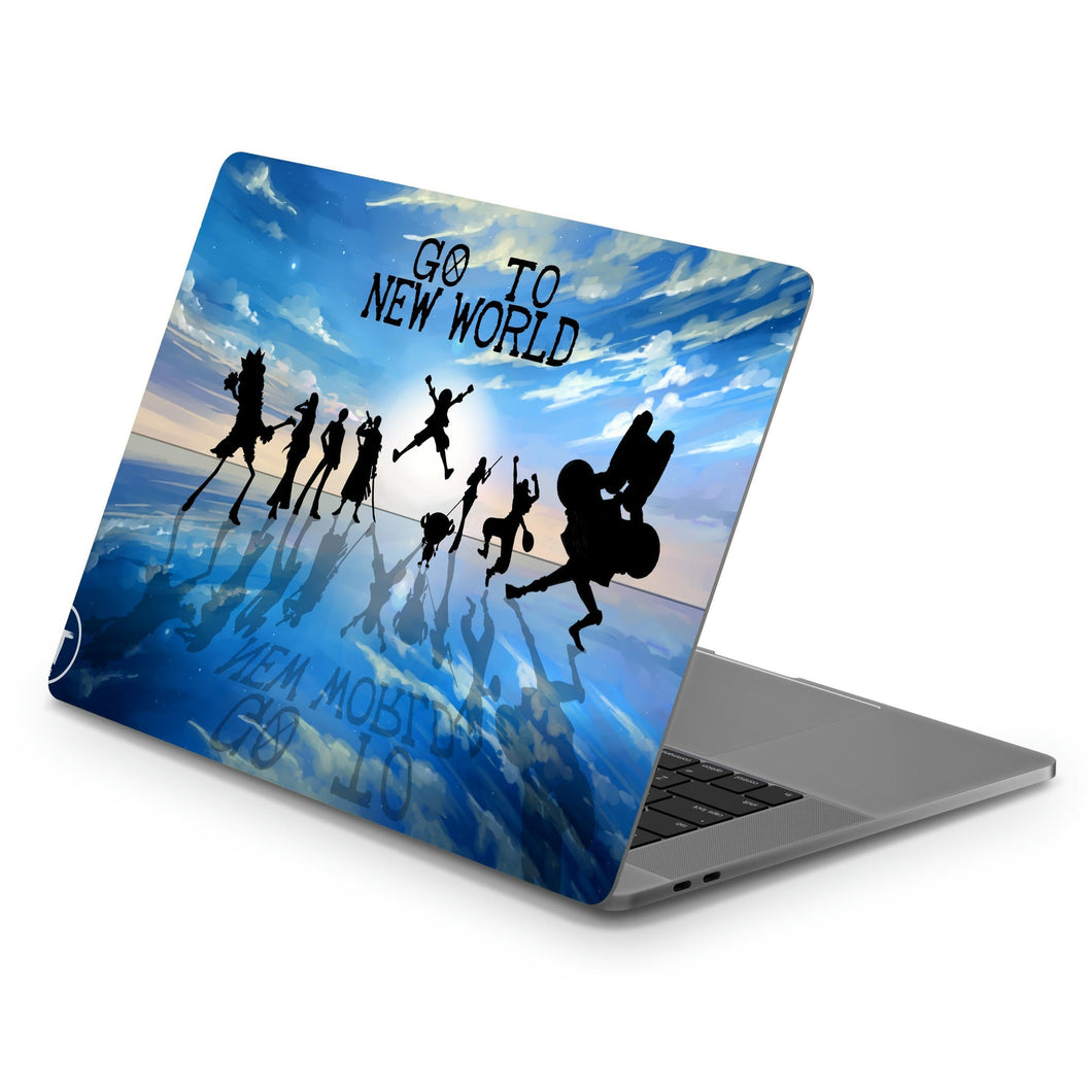 One Piece Monkey D. Luffy, Roronoa Zoro, Sanji, Nico Robin, Tony Tony Chopper  Macbook Skin