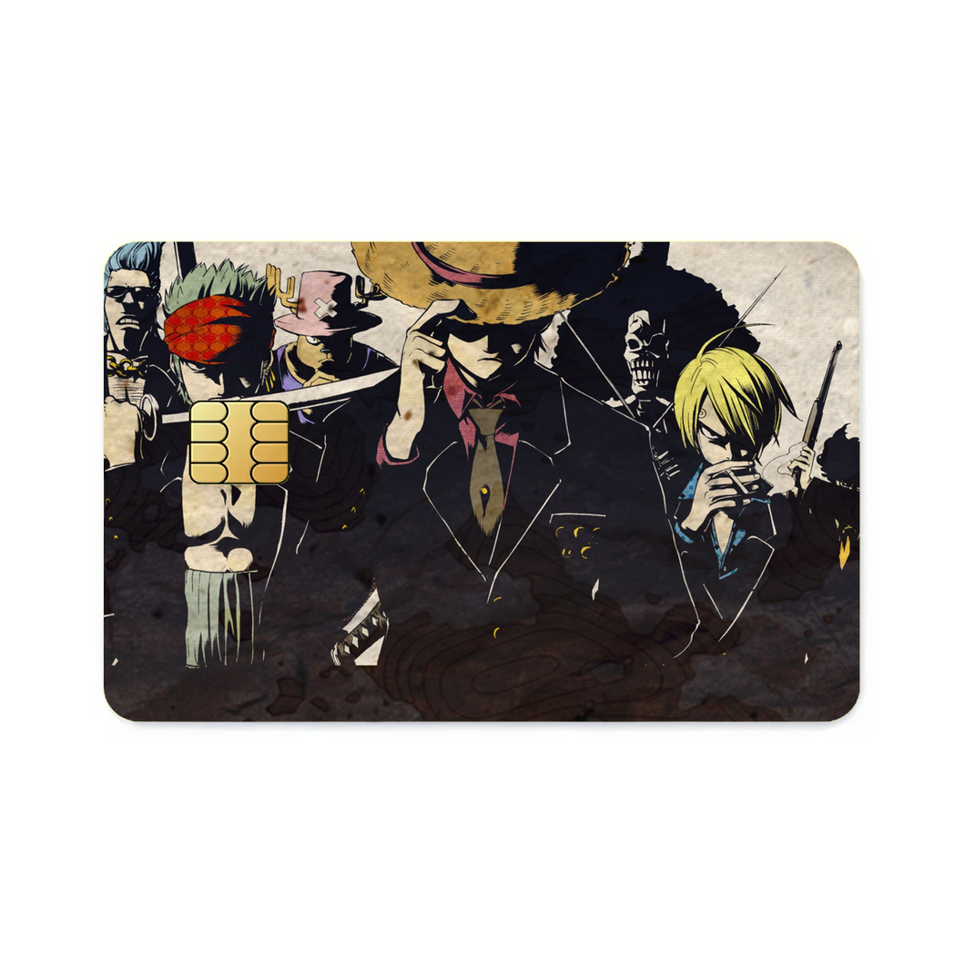 One Piece Monkey D. Luffy, Roronoa Zoro, Sanji, Tony Tony Chopper, Usopp  Credit Card Skins (4-in-1 Pack)