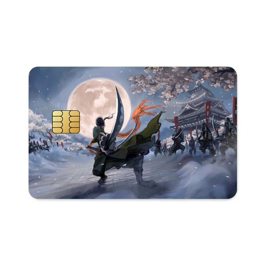 One Piece Roronoa Zoro  Credit Card Skins (4-in-1 Pack)