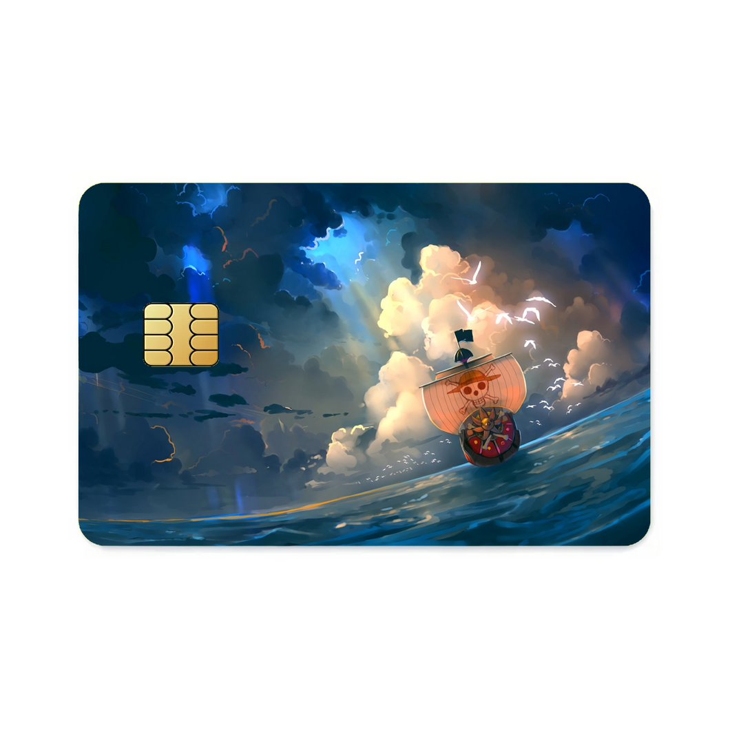 One Piece - Thousand Sunny  Credit Card Skins (4-in-1 Pack)