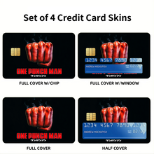 Load image into Gallery viewer, One Punch Man - by DenisNinja 0009  Credit Card Skins (4-in-1 Pack)
