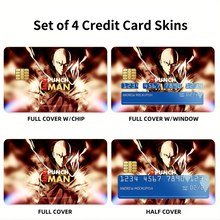 Load image into Gallery viewer, one punch man  Credit Card Skins (4-in-1 Pack)
