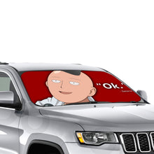 Load image into Gallery viewer, One Punch Man Saitama - Ok  Car Sunshade
