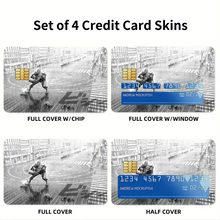 Load image into Gallery viewer, One Punch Man Saitama VS Sea King Credit Card Skins (4-in-1 Pack)
