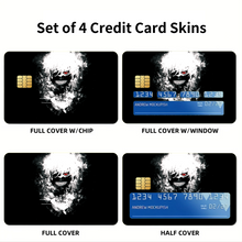 Load image into Gallery viewer, One side of ghoul  Credit Card Skins (4-in-1 Pack)
