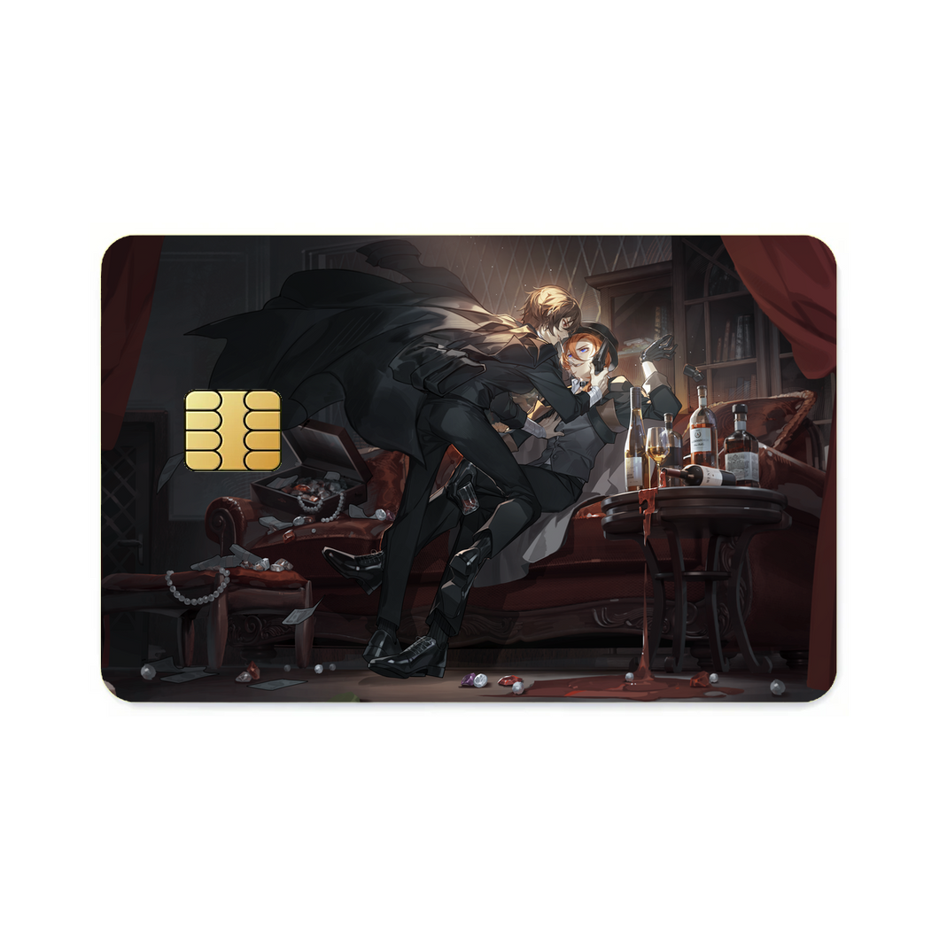 Osamu Dazai & Chūya Nakahara  Credit Card Skins (4-in-1 Pack)