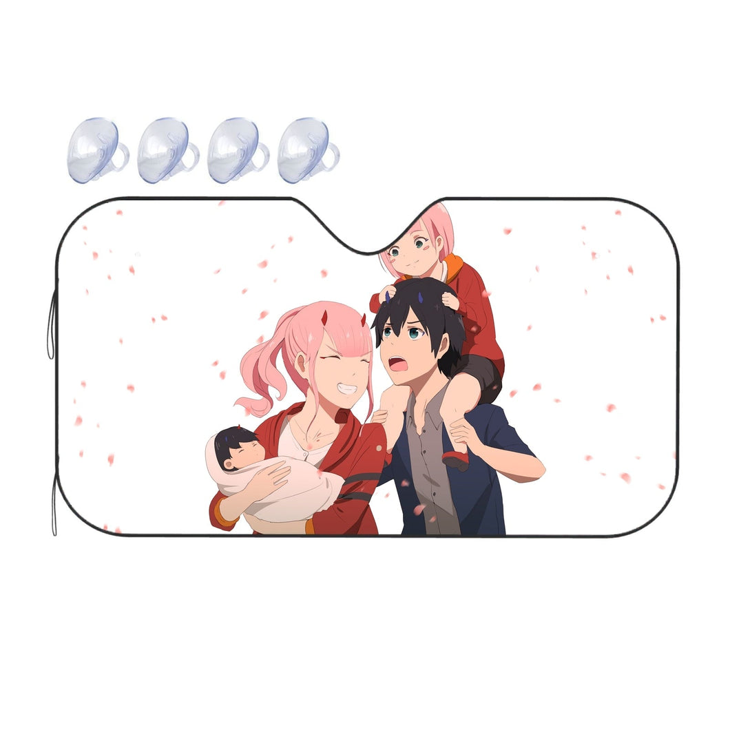 Our Future, Zero Two.  Car Sunshade