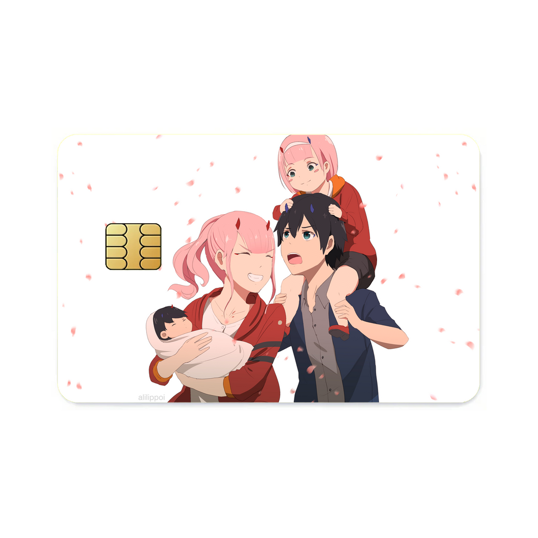 Our Future, Zero Two.  Credit Card Skins (4-in-1 Pack)