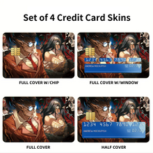 Load image into Gallery viewer, Overlord Albedo, Demiurge, Lupusregina Beta  Credit Card Skins (4-in-1 Pack)
