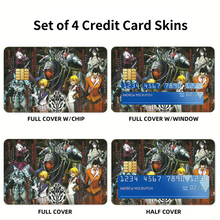 Load image into Gallery viewer, Overlord Albedo, Shalltear Bloodfallen, Demiurge  Credit Card Skins (4-in-1 Pack)

