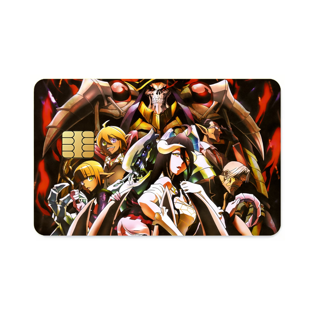 Overlord Albedo, Shalltear Bloodfallen, Demiurge, Sebas Tian  Credit Card Skins (4-in-1 Pack)
