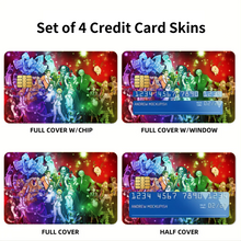 Load image into Gallery viewer, Overlord Albedo, Shalltear Bloodfallen, Narberal Gamma, Demiurge, Sebas Tian  Credit Card Skins (4-in-1 Pack)
