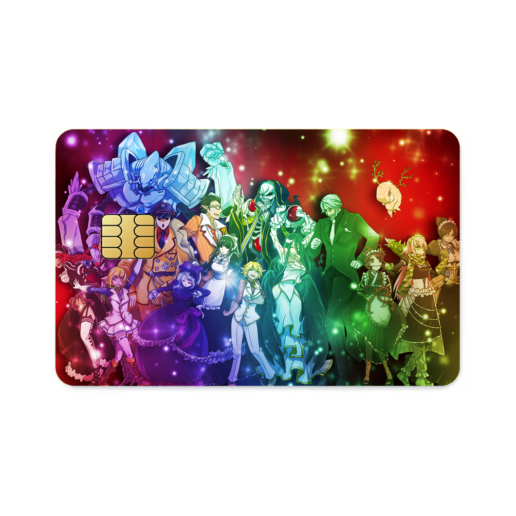 Overlord Albedo, Shalltear Bloodfallen, Narberal Gamma, Demiurge, Sebas Tian  Credit Card Skins (4-in-1 Pack)