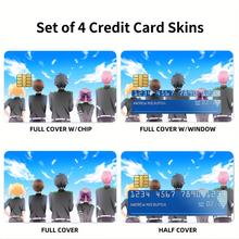 Load image into Gallery viewer, Owari no Seraph Credit Card Skins (4-in-1 Pack)
