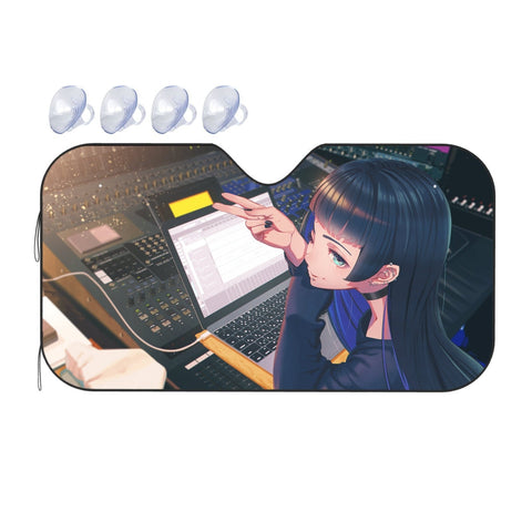 Bocchi the Rock Car Sunshades
