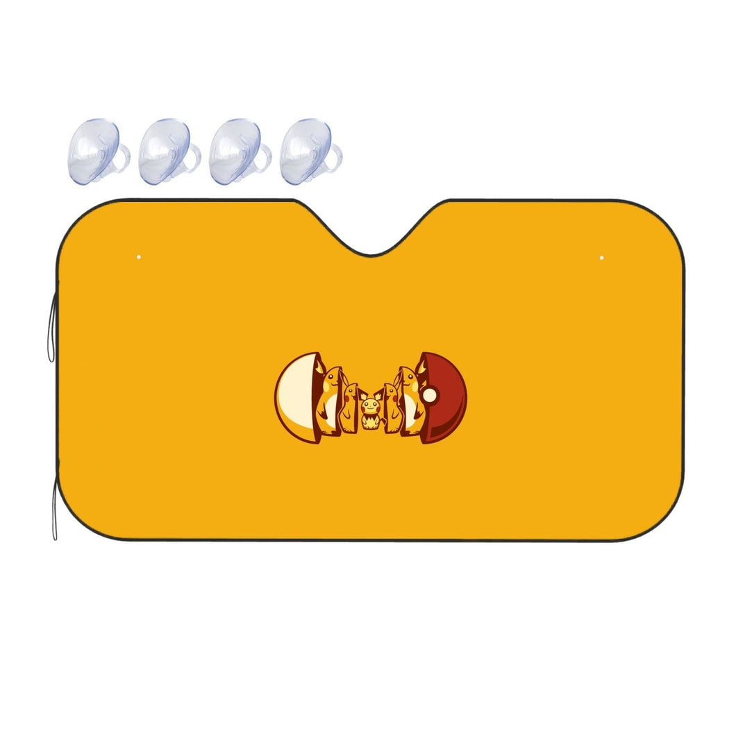 Pichu Nesting Dolls Car Sunshade