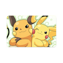Load image into Gallery viewer, Pikachu and Raichu  Credit Card Skins (4-in-1 Pack)
