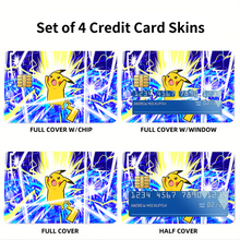 Load image into Gallery viewer, Pikachu | Thunder  Credit Card Skins (4-in-1 Pack)

