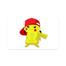 Load image into Gallery viewer, Pikachu wearing Ash&#39;s hat Credit Card Skins (4-in-1 Pack)

