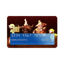 Load image into Gallery viewer, Pokétude Quartet  Credit Card Skins (4-in-1 Pack)

