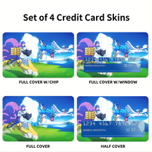 Load image into Gallery viewer, Pokemon Mounts  Credit Card Skins (4-in-1 Pack)
