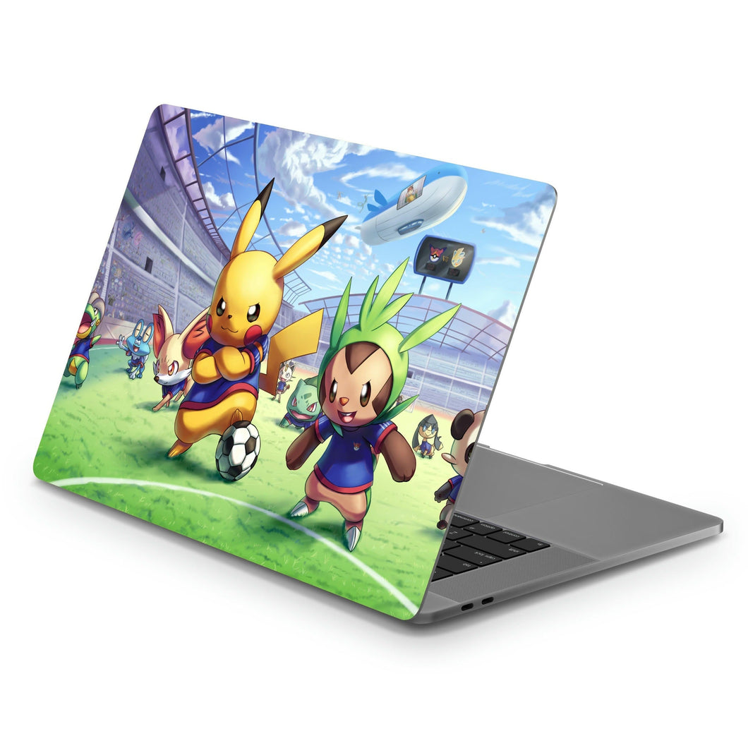 Pokemon Soccer Match  Macbook Skin
