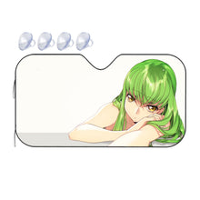 Load image into Gallery viewer, Pondering C.C.  Car Sunshade
