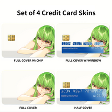 Load image into Gallery viewer, Pondering C.C.  Credit Card Skins (4-in-1 Pack)
